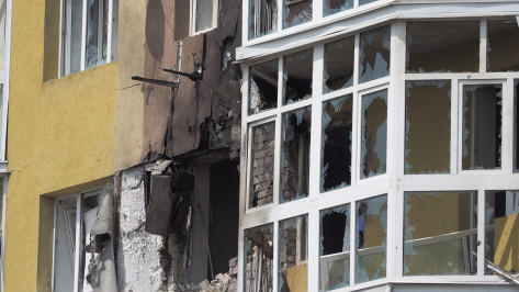 В Воронеже восстановительные работы в пострадавшем от падения БПЛА доме начнут 10 июня