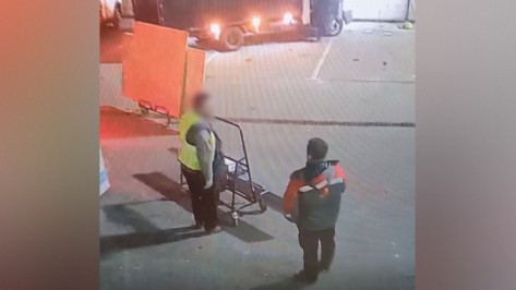 В Воронежской области сварщик и экспедитор украли товаров из ТЦ на 435 тыс рублей: видео