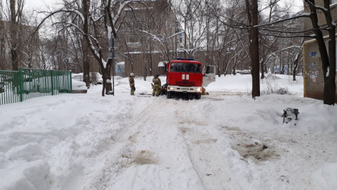 В Воронеже произошел пожар в здании детсада №57