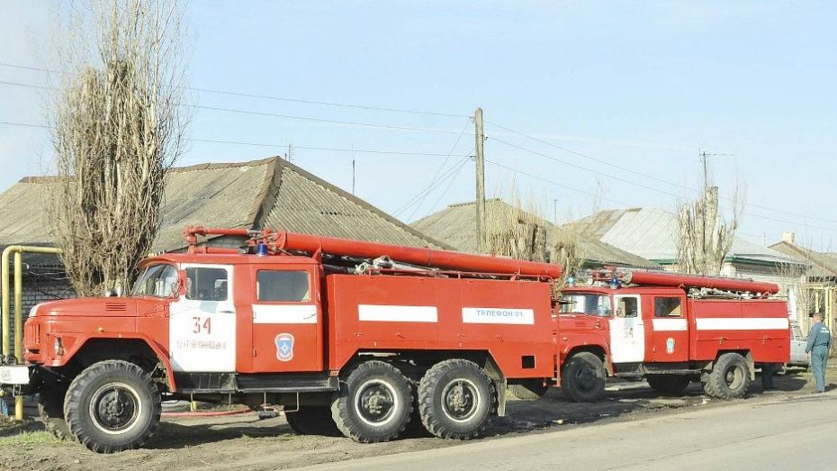 В Воронежской области при пожаре в доме погиб 53-летний хозяин