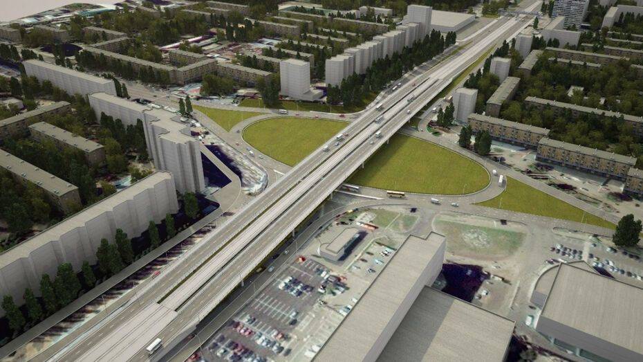 В Воронеже смонтировали 12 из 14 пролетов моста на Остужевской развязке