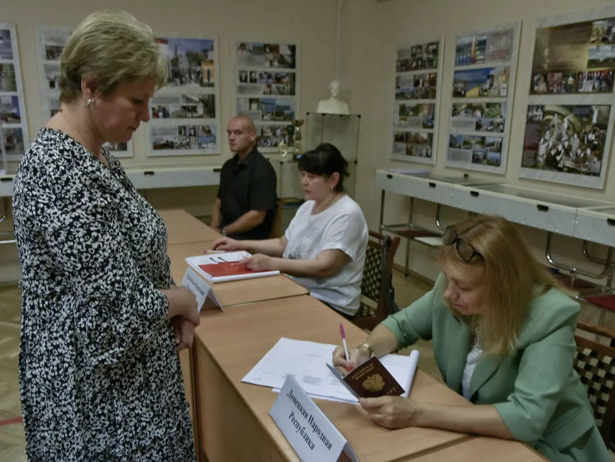 Жители ДНР, ЛНР, Запорожской и Херсонской областей могут проголосовать за  своих депутатов в Воронеже