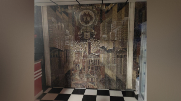 В переходе в центре Воронежа открыли стену с мозаикой