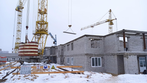 В Воронежской области выполнили треть работ по строительству современного дома-интерната
