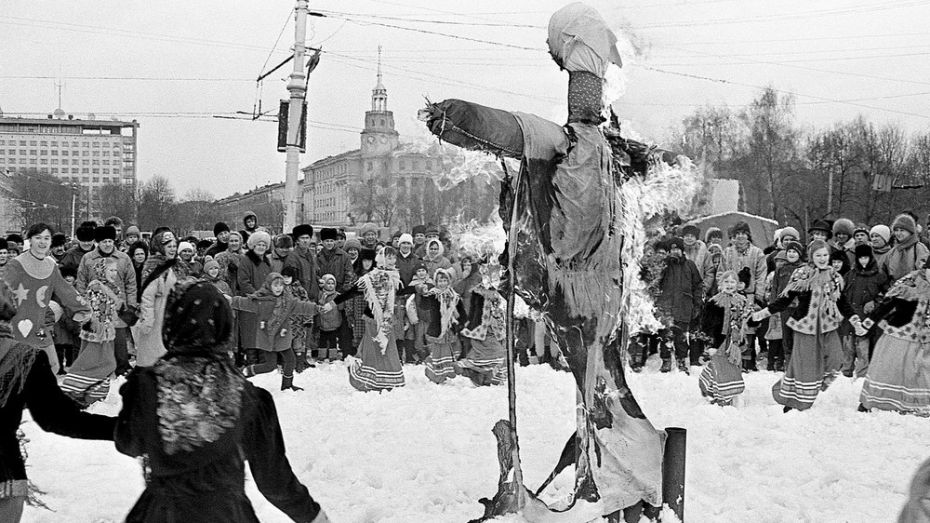 Масленица старые картинки