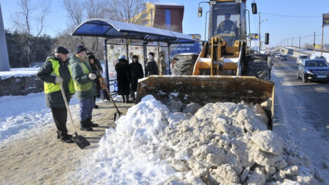 Воронежские дорожники отправились на помощь коллегам в занесенную снегом Московскую область