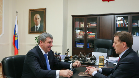 Министр регионального развития встретился с воронежским губернатором