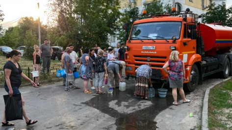 В Воронеже обновили список мест подвоза воды в Северном микрорайоне