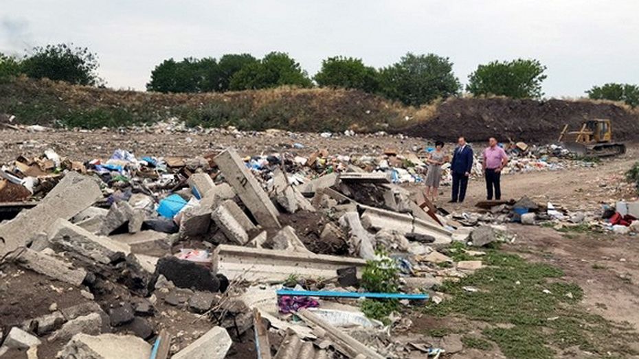 На мусорном полигоне в Лисках обнаружили массу нарушений