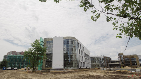 Строительство мегашколы в Воронеже идет опережающими темпами