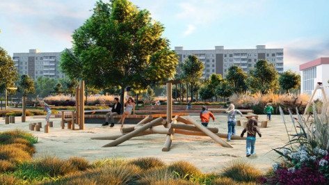 Воронежцам показали концепты нового сквера на улице Лизюкова