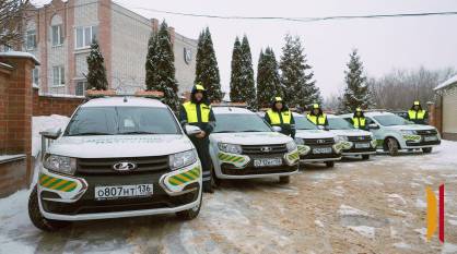 С февраля в Воронеже начнут работу 5 машин государственного дорожного патруля