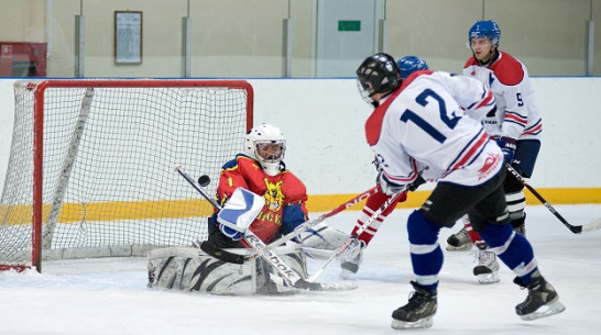 Лискинский «Город» сразился на льду с «Российской прессой»