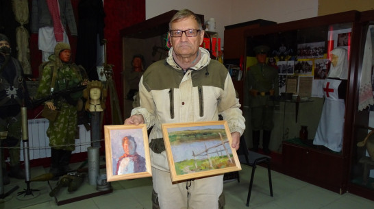 Хохольскому музею подарили 46 картин воронежского художника
