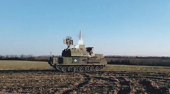 Уничтожение БПЛА попало на видео в Воронежской области