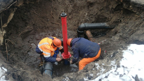 В Воронеже обновили 338 метров сетей водоснабжения возле детского сада на Новосибирской