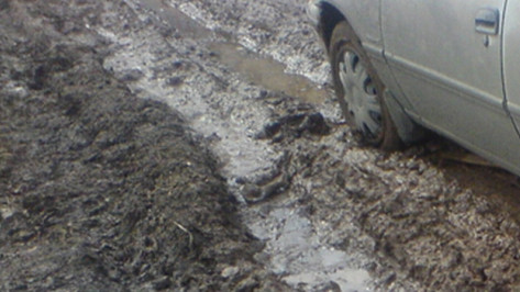 Житель Новоусманского района угнал у знакомого иномарку и, застряв в дорожной колее, бросил ее
