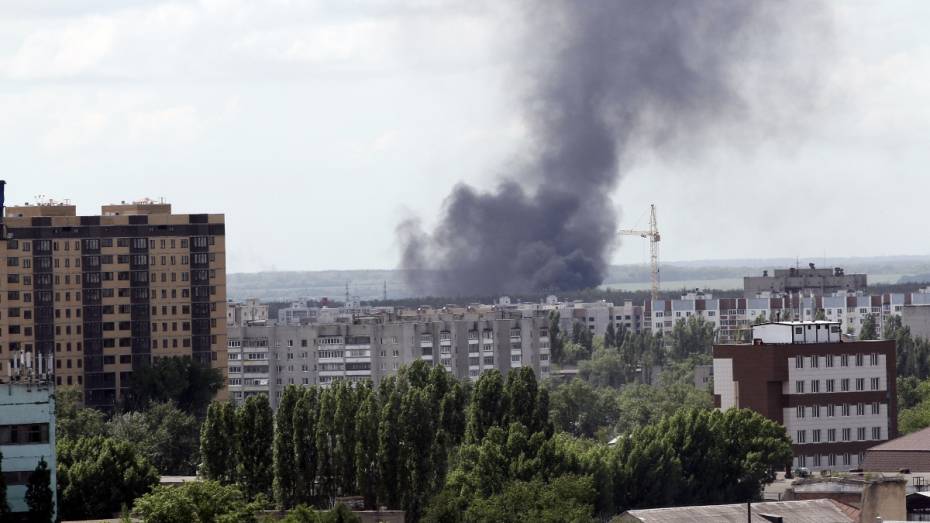Пожар в Подгорном испугал горожан в центре Воронежа