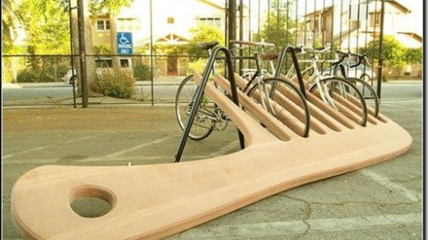 В центре Воронежа хотят установить креативную велопарковку