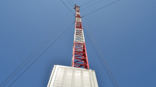 В Бутурлиновском районе установили 2 вышки сотовой связи