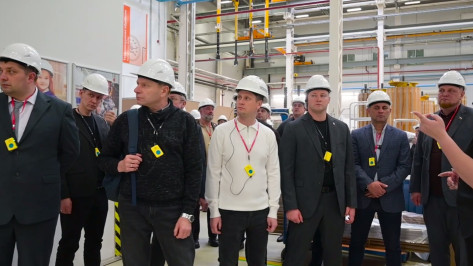 Участники программы «Герои земли Воронежской» посетили индустриальный парк «Масловский»