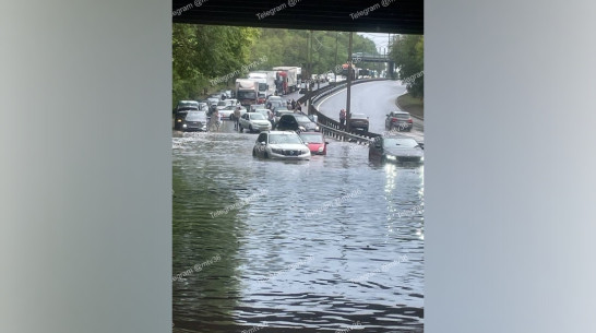 Воронеж затопил сильнейший ливень днем 15 июля: видео