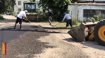 В хохольском поселке Орловка благодаря активистам ТОС отремонтировали участок дороги