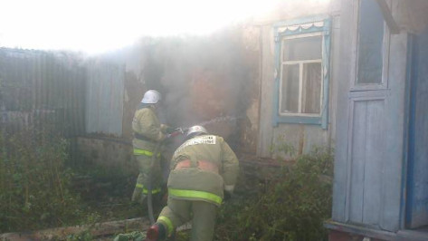 Мать и сын задохнулись угарным газом при пожаре в Воронежской области