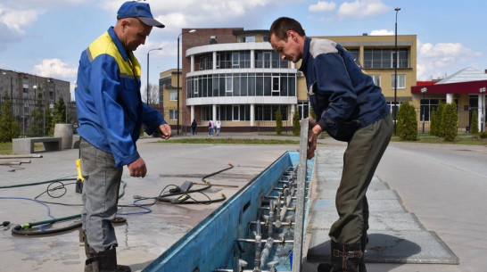 В Павловске завершился сезон работы светодиодного фонтана на площади Молодежной