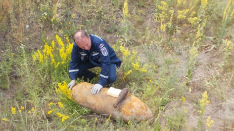 В Воронеже уничтожили найденную в парке немецкую бомбу времен войны 