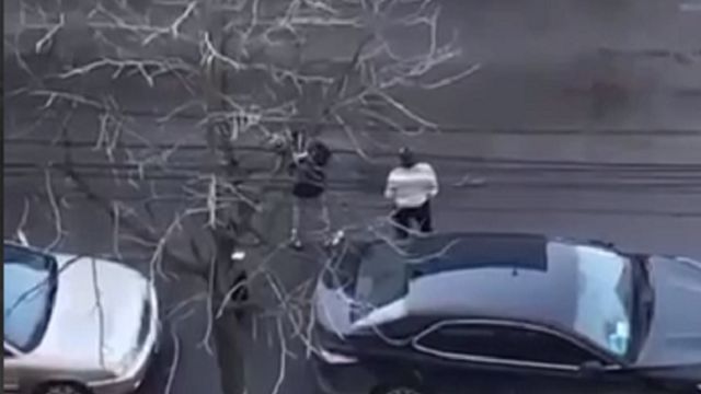 Необычное предложение руки и сердца попало на видео в Воронеже