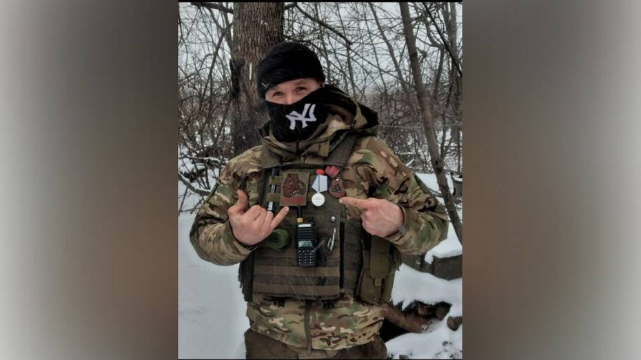 Житель Воронежской области получил медаль «За отвагу» после первого своего боя