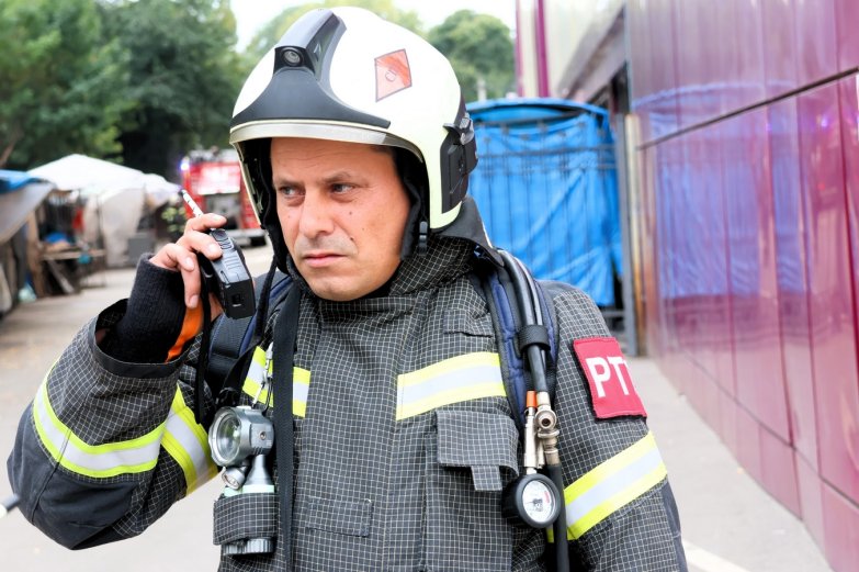 Учения МЧС на рынке 