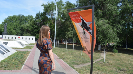 В Борисоглебске неизвестные повредили 8 баннеров на территории комплекса «Родина-Мать»