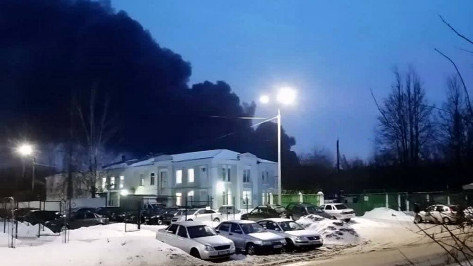 Нефтебаза загорелась после атаки украинского БПЛА