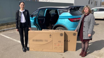 Из Грибановки участникам СВО передали 2 телевизора для работы с беспилотниками