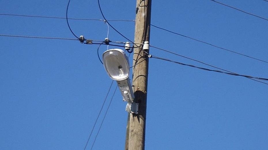 В Норово-Ротаевском поселении Нижнедевицкого района модернизируют уличное освещение