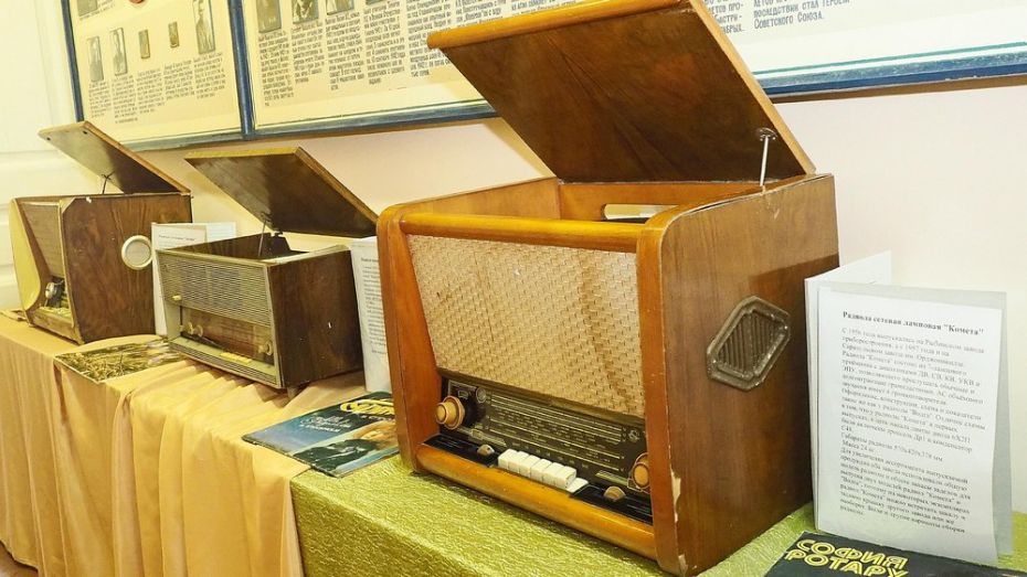 Экспозицию радиол впервые представили в Бутурлиновском краеведческом музее