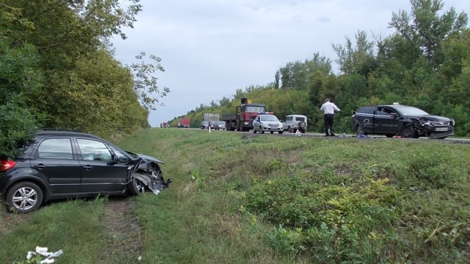 В Воронежской области столкнулись Suzuki и Ford: пострадали 6 человек