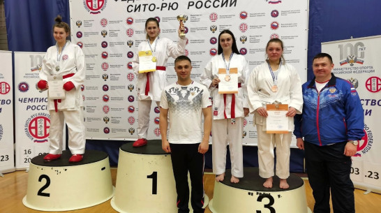 Воронежская каратистка завоевала «золото» на чемпионате России