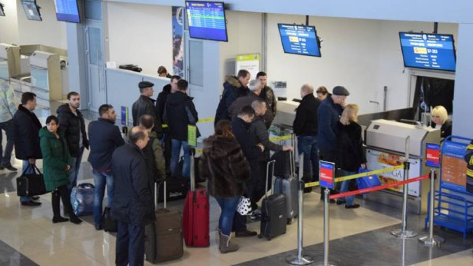 Ноябрьский пассажиропоток аэропорта Воронежа вырос на 10% за год