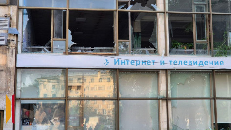 Последствия ночной атаки БПЛА в центре Воронежа показали на фото