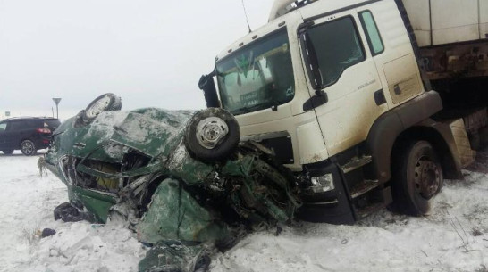 В Воронежской области в столкновении MAN и легковушки погибли 2 человека 