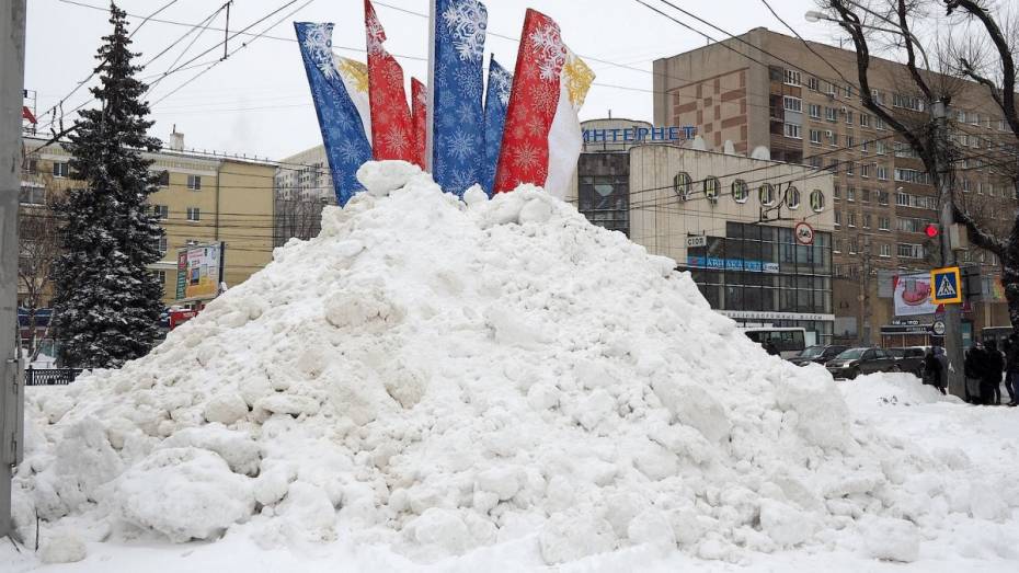 Gismeteo: высота снежного покрова в Воронеже в марте-2018 достигла 62 см