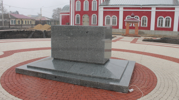 В Борисоглебске установили постамент для памятника Борису и Глебу
