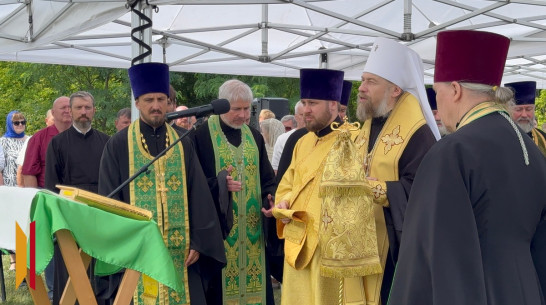 Митрополит Воронежский и Лискинский Леонтий благословил начало строительства нового храма в Рамони