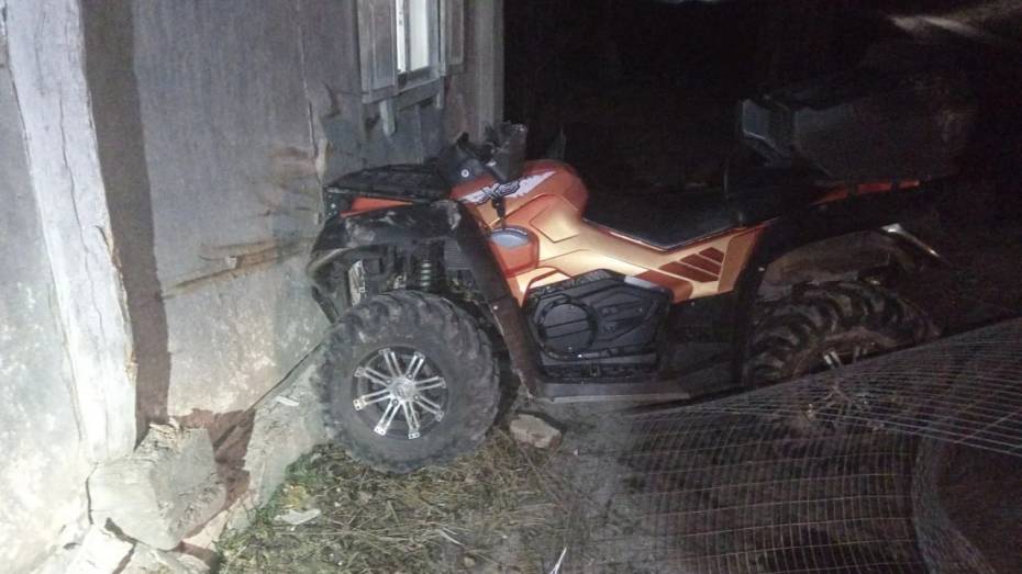 В Воронежской области снегоболотоход врезался в забор: ранены две женщины