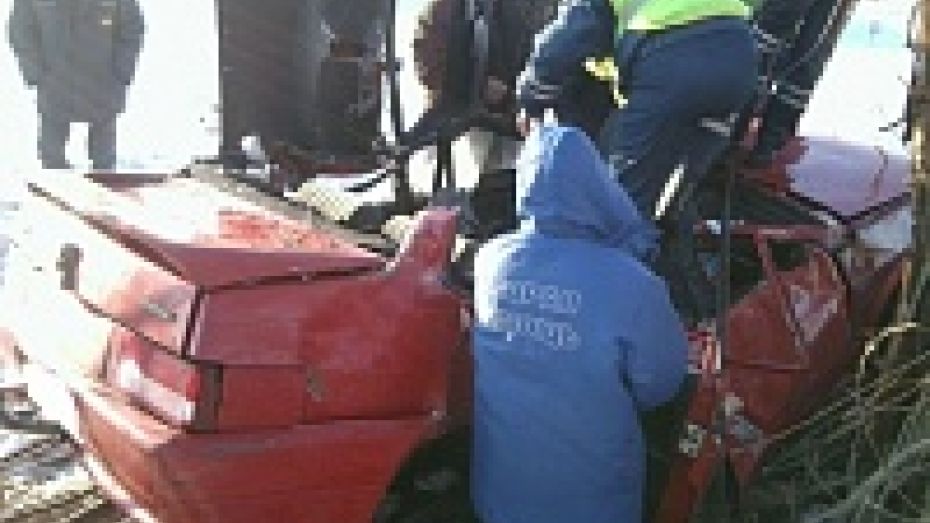 В Воронежской области «ВАЗ» улетел в кювет: пассажир погиб