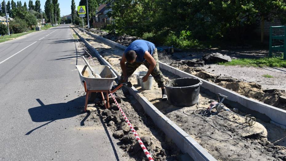 На строительство тротуаров в Поворино направят 9 млн рублей