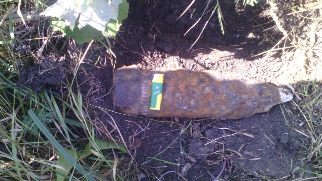 В Воронежской области строители дороги в обход Павловска нашли снаряды времен войны